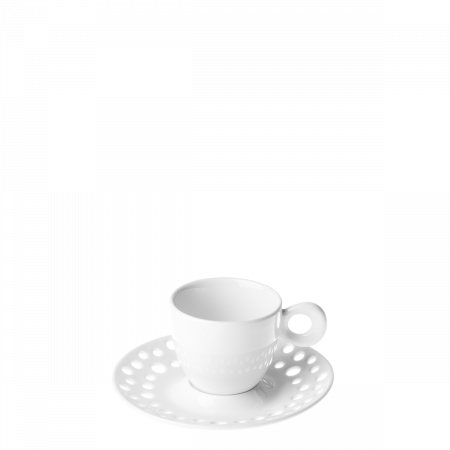 Kaffeeservice, gelocht 12-teilig - Flow