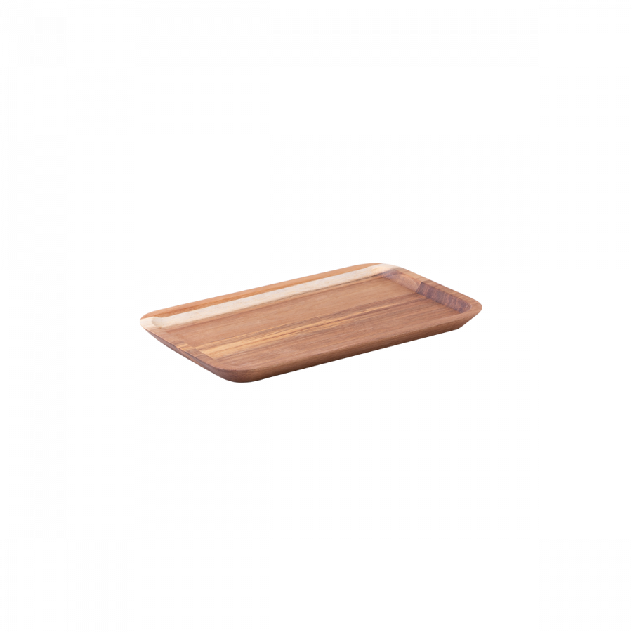 Tablett rechteckig FLOW 17.5 Wooden 30 - cm x Akazie